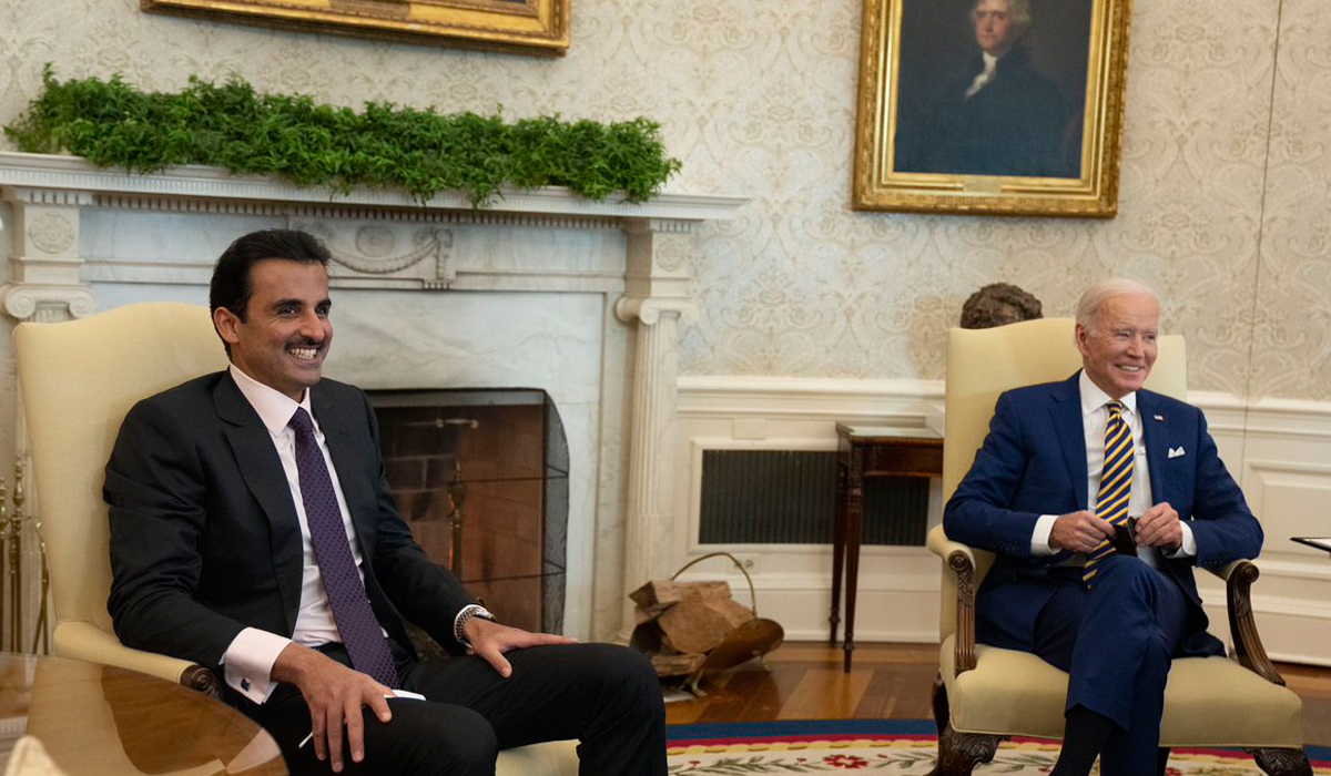 HH the Amir, US President Discuss Strong Strategic Cooperation
